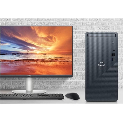 戴爾（DELL）靈越3910-18N6家用辦公學習網(wǎng)課娛樂臺式電腦主機12代i5 16G 256G+1T獨顯 加27英寸全高清顯示器(S2721NX)